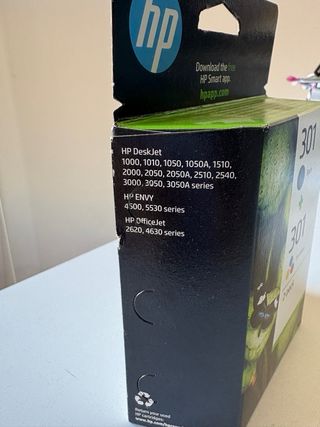 Pack 2 Cartuchos Tinta HP 301 Negro y Tricolor