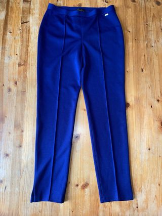 Pantaloni Luisa Spagnoli Blu Elettrico