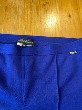 Pantaloni Luisa Spagnoli Blu Elettrico