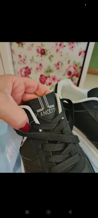 Scarpe donna nere con plateau