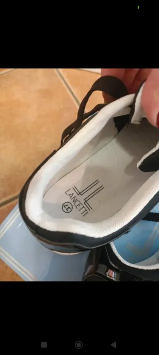 Scarpe donna nere con plateau