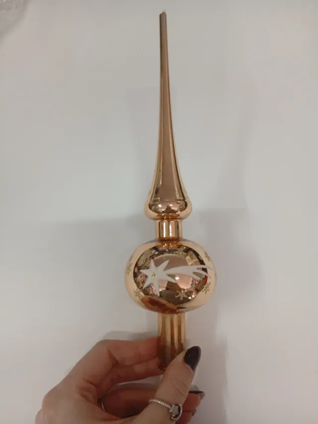 Decoração de árvore de natal em cristal