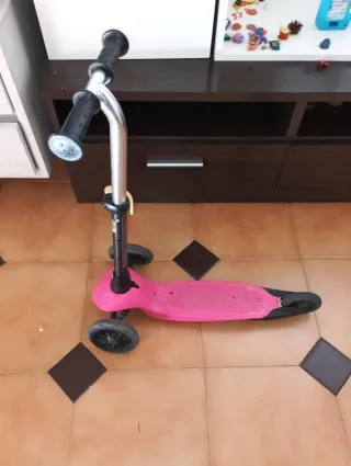 Patinete infantil 3 ruedas rosa