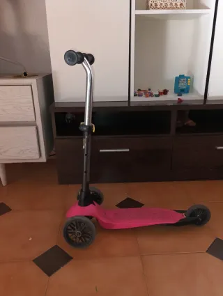 Patinete infantil 3 ruedas rosa