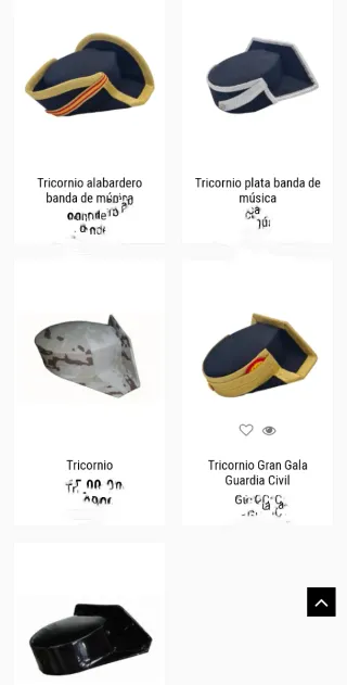 Tricornio negro y más de coleccion