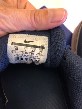 Zapatillas Nike Hombre Azul/Gris