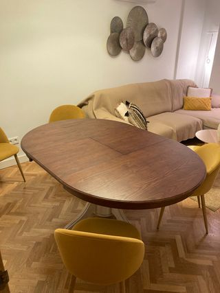 Set tavolo da pranzo estensibile + sedie nuove