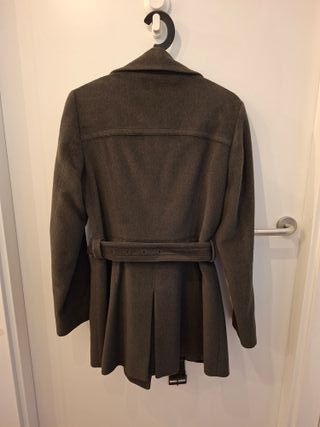Abrigo Burberry Angora borde Botella.  Talla 40/42