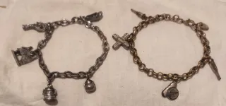 2 Pulseras Metal Motivos Gallegos/Sanitarios