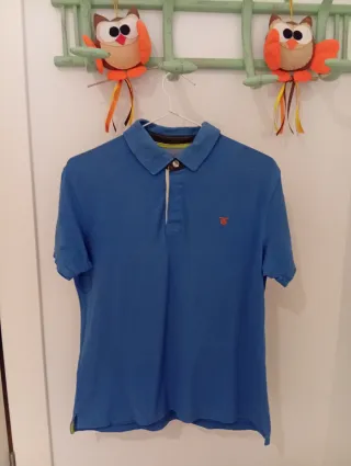 Polo hombre azul