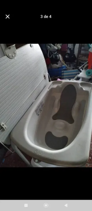 Bañera cambiador para bebé