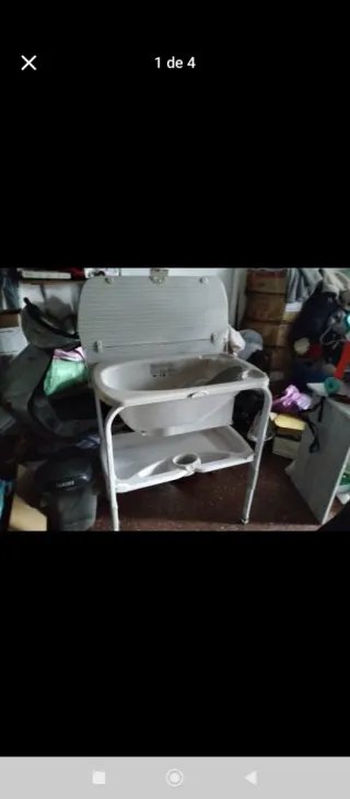 Bañera cambiador para bebé