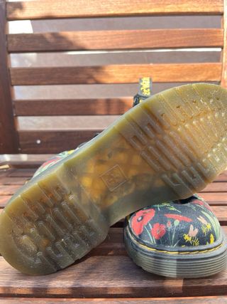 Botines Dr. Martens Florales Talla 35