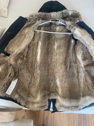 Parka Comptoir des Cotonniers verde botella Talla