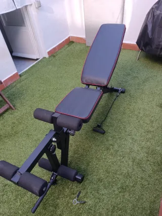 Banco de pesas nuevo