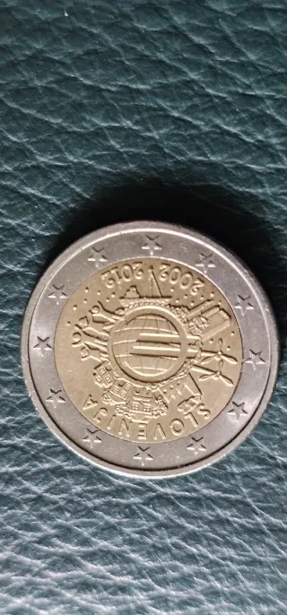 Moneda 2 euros Eslovenia 2002-2012