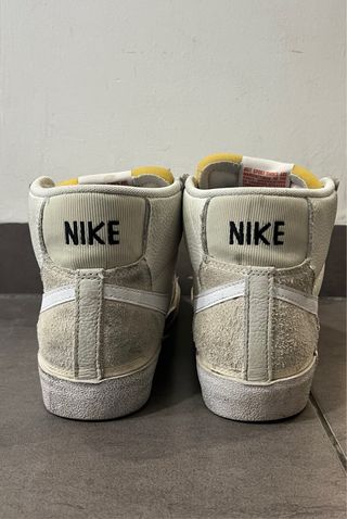 Nike Blazer Mid Talla 40 Beige/Blanco