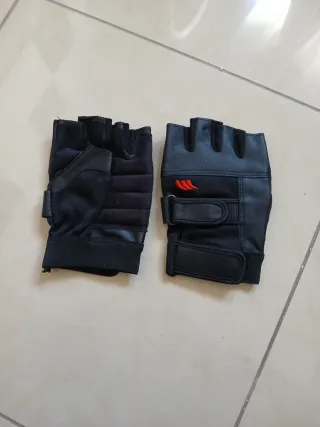 Guantes Gimnasio Sin Dedos Negros