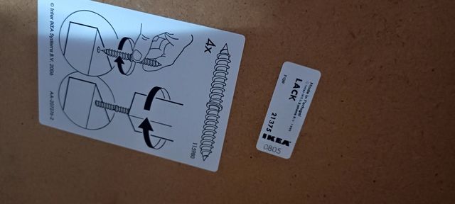 2 Comodini Lack Ikea Bianchi