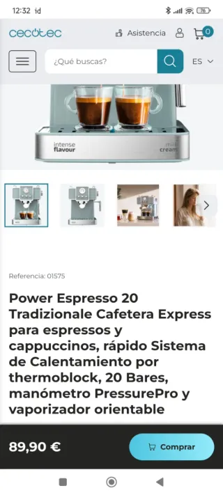 Cafetera Cecotec Vintage