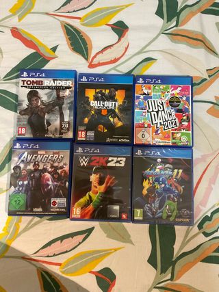 6 Juegos PS4