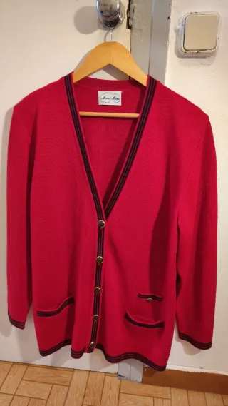 Cárdigan Vintage Rojo