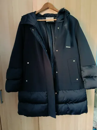 Chaqueta negra acolchada talla XL