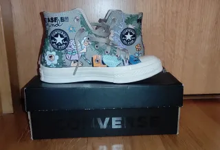 Zapatillas Converse All Star Florales.