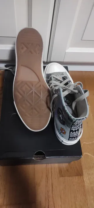 Zapatillas Converse All Star Florales.