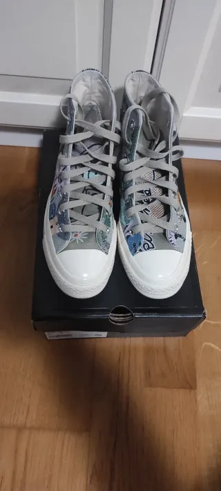 Zapatillas Converse All Star Florales.