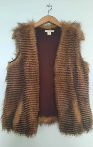 Chaleco imitación piel