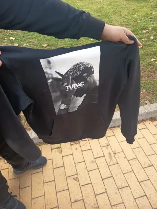 Sudadera Negra Tupac
