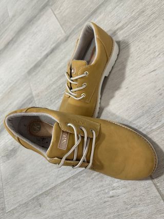 Zapatos Botines Mujer KYLE color mostaza