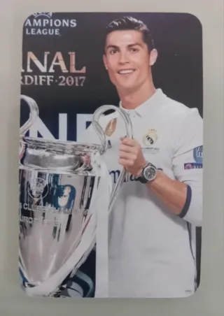 Cromo Ronaldo Real Madrid Champions League
