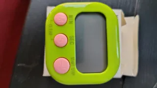 Temporizador Digital Cocina Verde o blanco
