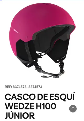 Casco Esquí Wedze H100 Junior Rosa