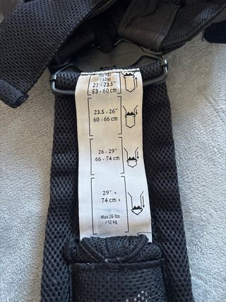 Mochila Portabebés BabyBjörn Negra