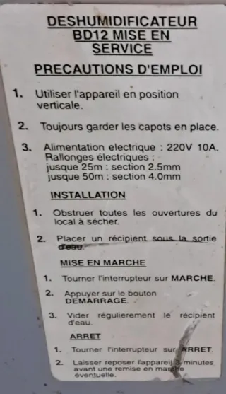 Deshumidificador Industrial Ebac