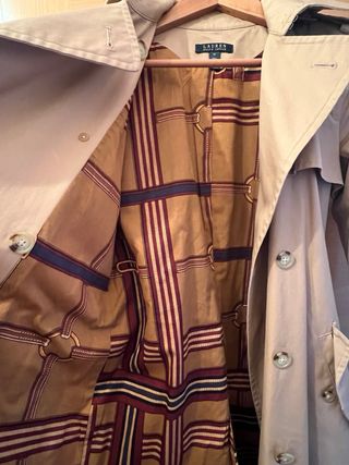Gabardina Ralph Lauren Beige