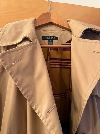 Gabardina Ralph Lauren Beige