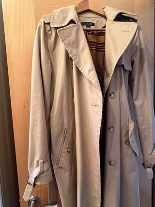 Gabardina Ralph Lauren Beige