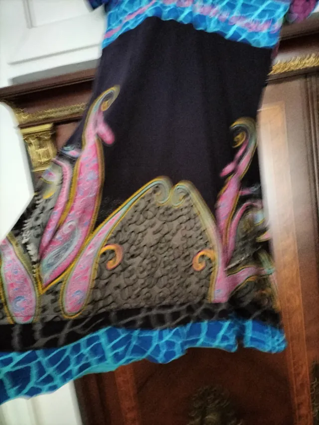 Vestido Desigual Talla L Multicolor