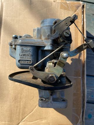 Carburador Weber 32 IBA 20 con colector