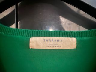 Jersey Zara Verde Talla XS