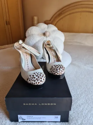 Zapatos Sacha London Talla 38 Blanco