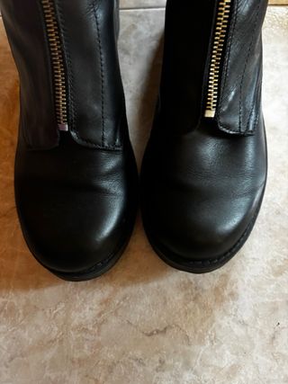 Stivaletti Pelle Neri Eccellenza Donna 39