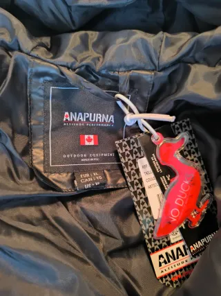 Abrigo Anapurna Negro Talla XL sin estrenar