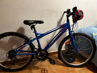 Bicicleta azul para niño/a