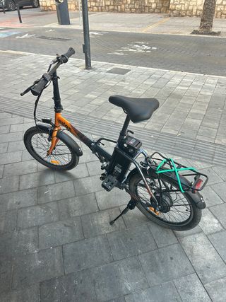 Bici Elettrica Pieghevole Arancione