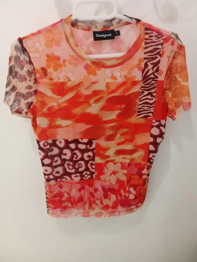 Camiseta Desigual Patchwork Talla S